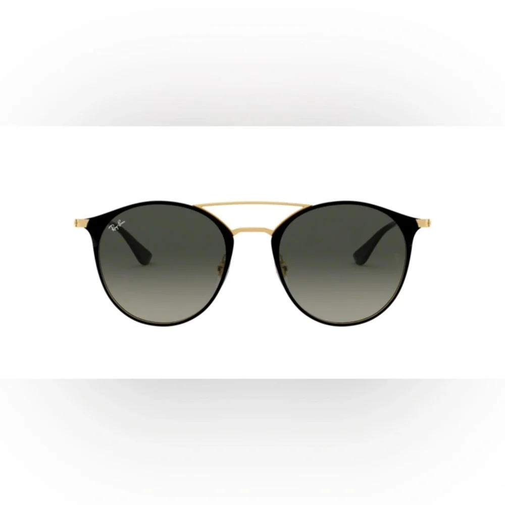 BRAND NEW Ray-Ban Elegant Black and Gold Sunglasses - Picture 2 of 5